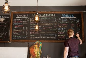 Handwritten Chalk Menu