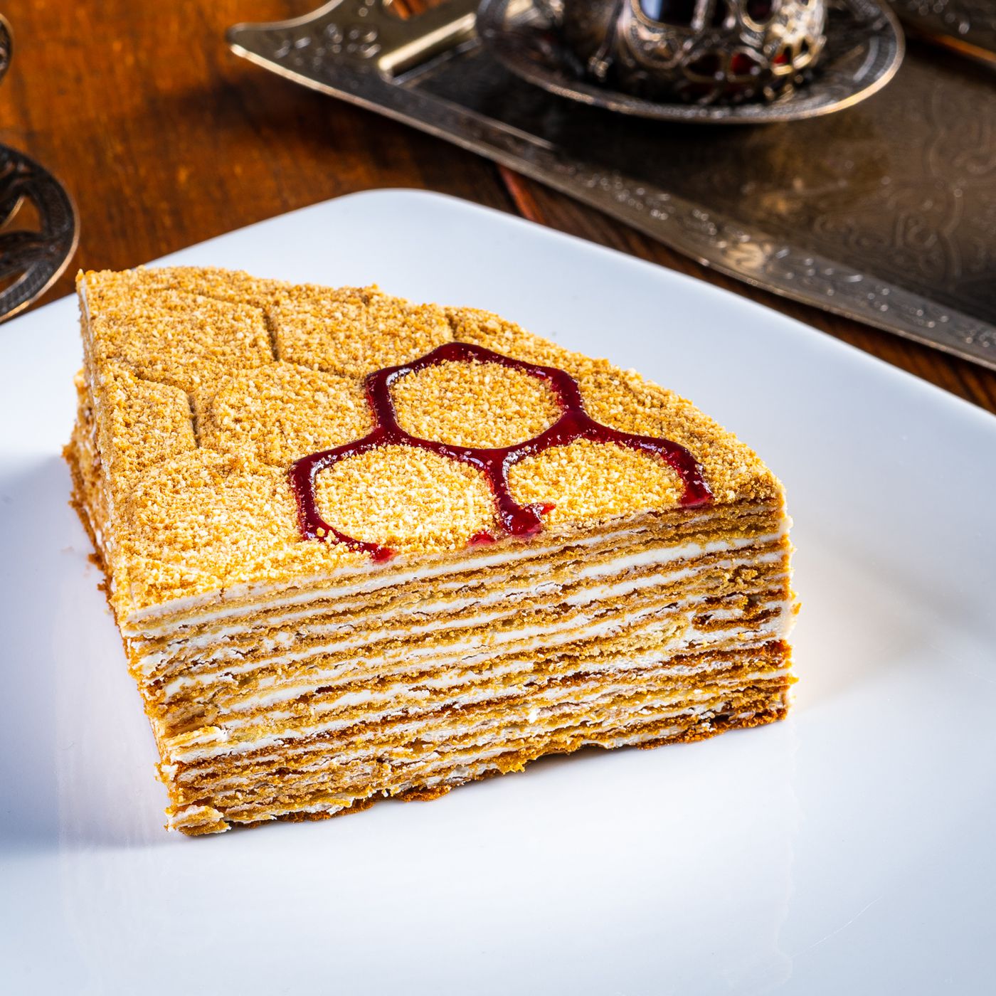 Honey Layer Cake From Sharbat