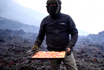 Pizza Atop A Volcano