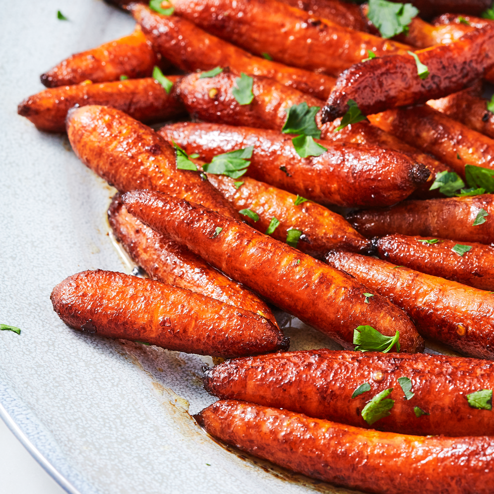 Maple-Balsamic Glazed Carrots