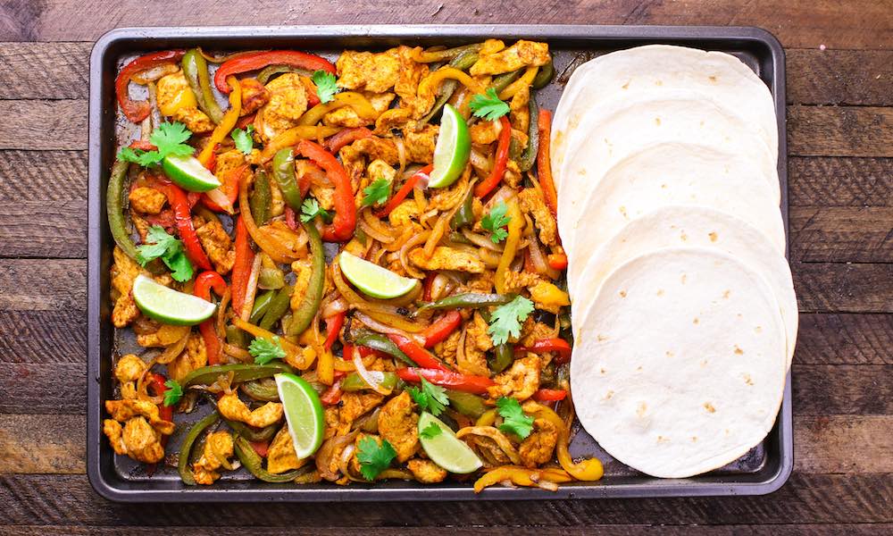 Sheet Pan Chicken Fajitas