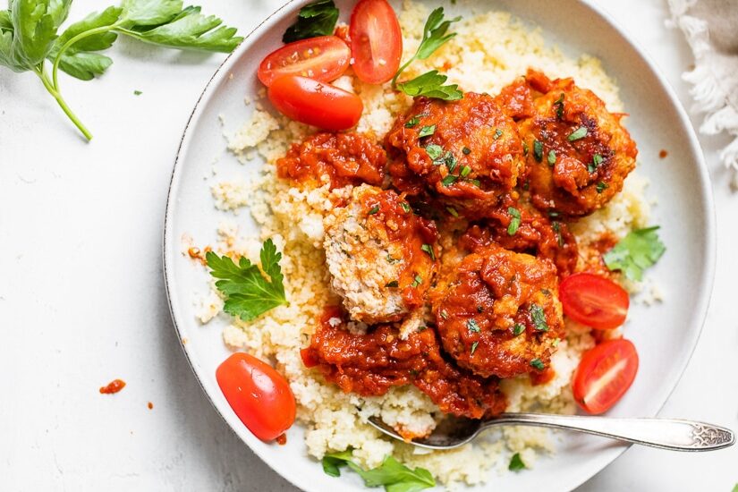 Spicy Harissa Meatballs