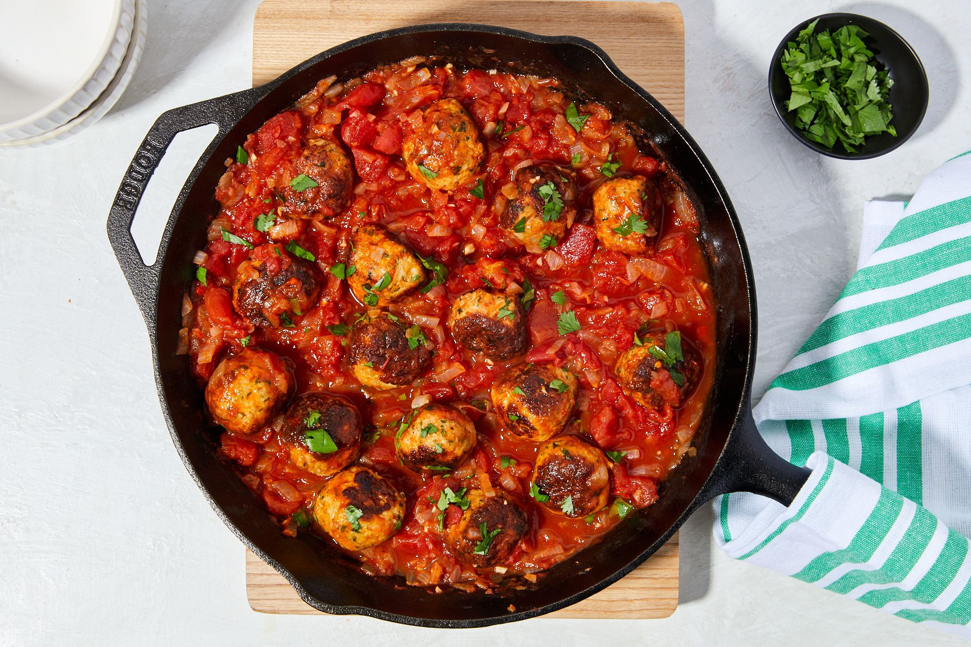 Delicious Spicy Harissa Meatballs