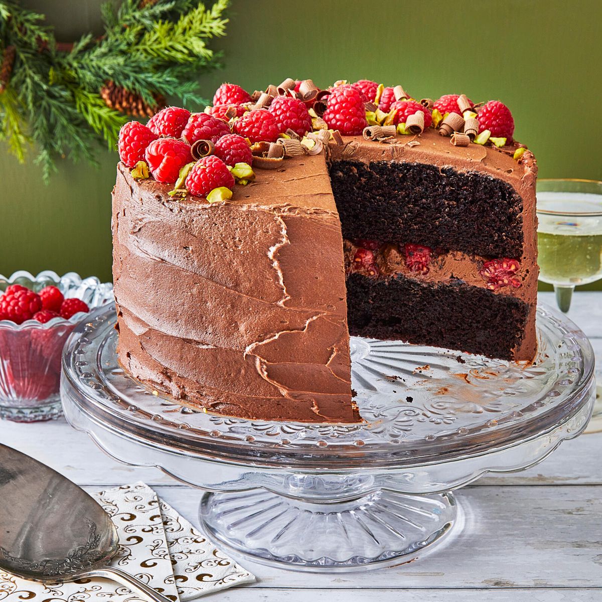 Raspberry Chocolate Cake